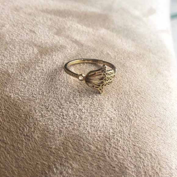 Jewelry - Gold Ring with Hamsa/Hand of God